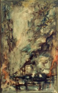 Skisse (for de to eventyrerne og talismanen (?)) av Gustave Moreau