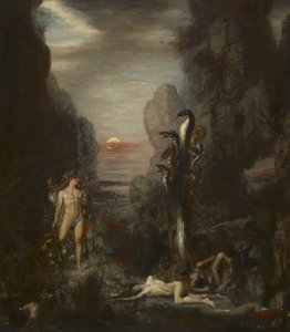 Hercules and the Lernaean Hydra, 1875-76 av Gustave Moreau