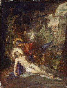 Pietà, ca. 1876 av Gustave Moreau