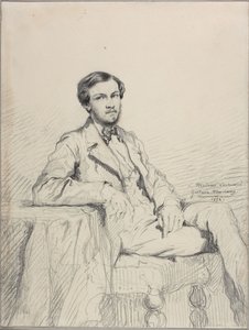 Portrett av Eugene Lacheurié av Gustave Moreau
