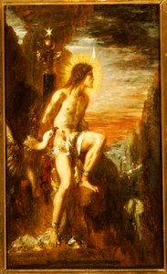 Prometheus bundet av Gustave Moreau