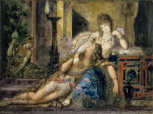 Samson og Delila av Gustave Moreau
