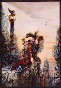 Sapphire, av Gustave Moreau (1826-1898), olje på lerret av Gustave Moreau
