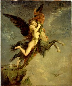 The Days of Creation: The Second Day, 1870-76 (wc, gouache, skallgull og platinamaling på lindekket panel)