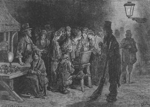 De små handelene av Gustave after Dore