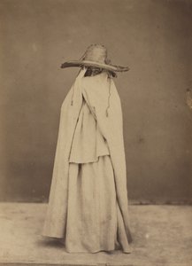 Algerisk kvinne, sent på 1850-tallet.