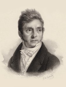 Portrett av komponisten Pierre Jacques Joseph Rode 1774-1830. av Gustave de Galard