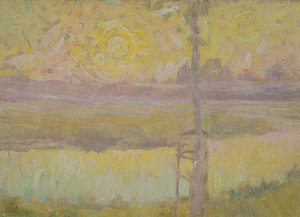 Jardin a Laethem-Saint-Martin, ca. 1910 av Gustave de Smet