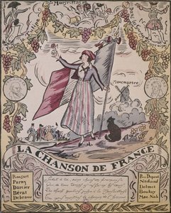 Allegory of French Song (farge litho)