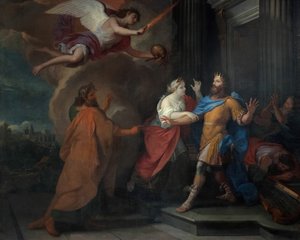 Pesten under Davids regjeringstid, 16751700. av Guy Louis Vernansal