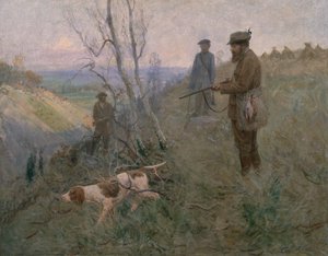 The Hunt (olje på lerret)