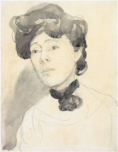 Portrett av en dame, ca. 1909-1910