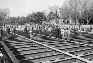 1896-17 jernbane Aréna gate György Klösz 2 av György Klösz