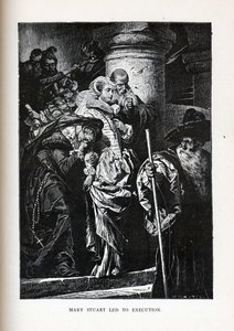 Mary Stuart førte til henrettelse, 1882 av Gyula Benczúr