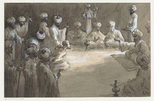 Samling av menn