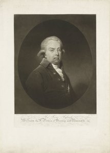 Portrett av William V, Prince of Orange-Nassau av H.G. Does
