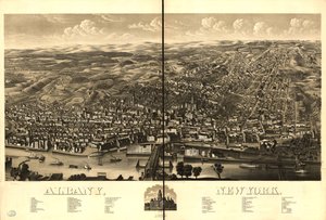 Albany, New York 1879. av H.H. Rowley and Co.; Beck and Pauli