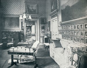 The Prince Consorts Dressing Room på Buckingham Palace, c1899, 1901 av HN King