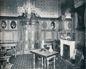 Queens Private Audience Chamber på Windsor Castle, c1899, 1901