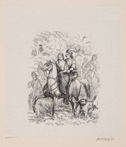 Illustrasjon til "De ville svanene" i H.C. Andersen, "Eventyr og historier", bind 1 av H.P. Hansen