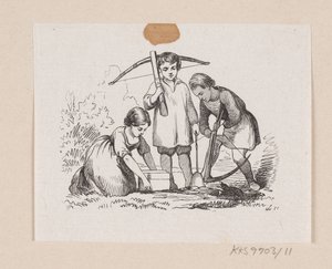 Illustrasjon til "Den lille Idas Blomster" i H.C. Andersen, "Eventyr og historier", bind 1 av H.P. Hansen