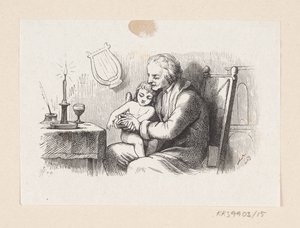 Illustrasjon til «The Naughty Boy» i H.C. Andersen, "Eventyr og historier", bind 1 av H.P. Hansen