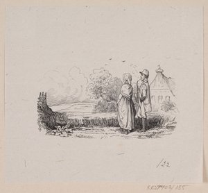 Illustrasjon til «Høren» i H.C. Andersen, "Eventyr og historier", bind 2