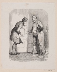 Illustrasjon til «Reisefølget» i H.C. Andersen, "Eventyr og historier", bind 1 av H.P. Hansen