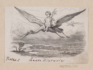 Illustrasjon til «Årets historie» i H.C. Andersen, "Eventyr og historier", bind 2 av H.P. Hansen
