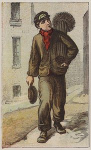 Skorsteinsfeier (farge litho)