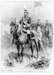 Hans keiserlige majestet Mutsuhito, keiser av Japan (1852-1912) fra The Illustrated London News, 16. januar 1904 av H.W. Koekkoek