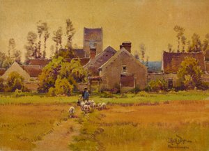 French Village, sent på 1800-tallet - begynnelsen av 1900-tallet. av H. Anthony Dyer
