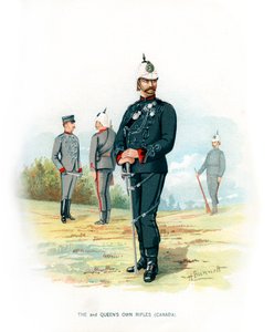 The 2nd Queens Own Rifles Canada, c1890.