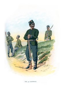 Den tredje Gorkhas, ca 1890.
