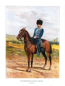 The Honourable Artillery Company Cavalry, c1890.