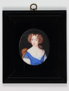 Lady Catherine Cavendish (akvarell på vellum)