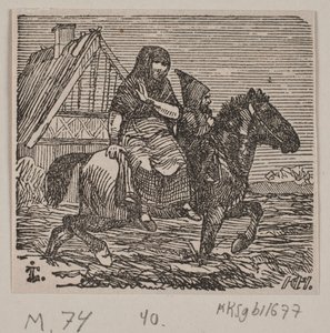 Illustrasjon for "Jordmoren og trollet"