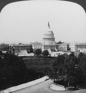 The Capitol, Washington, DC, USA, 1901.