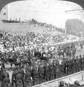 Procession of the Maharajahs, Delhi, India, 1912.