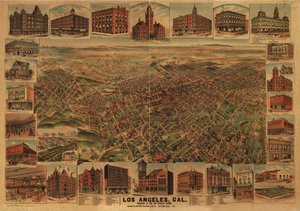 Los Angeles, Cal., befolkning i by og omegn 65 000. av H.; Elliott Pu Co.; Southern California Land Co. Elliott