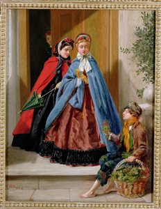 Blomsterselgeren, 1862 av H. Hilt