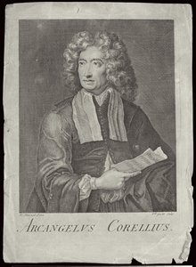 Arcangelo Corelli (1653-1713) gravert av Van der Gucht av H. Howard