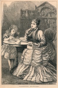 Valentine-mottakere, 1875. av H. Johnson