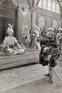 Sir Anthony Shirley besøkte hoffet til Shah Abbas den store, Persia i 1599, fra Hutchinson
