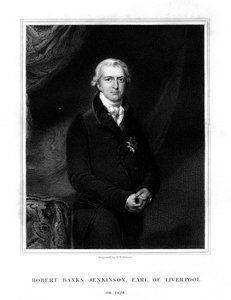 Robert Banks Jenkinson, 2. jarl av Liverpool, Storbritannias statsminister, 1834.