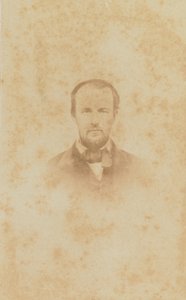 Carte-de-visit-portrett av Harold M. White, 1860-1862. av H. S. Tousley