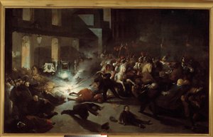 Attentatforsøk på Napoleon III av Felice Orsini i Paris 14. januar av H. Vittori Romano