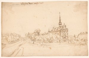 Klosteret Roosendael i Walem, mellom trær av H. van Wel (attributed to)