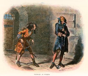 Illustrasjon til Barnaby Rudge (fargelitografi)