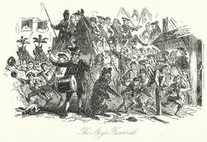 Spionens begravelse (gravering)